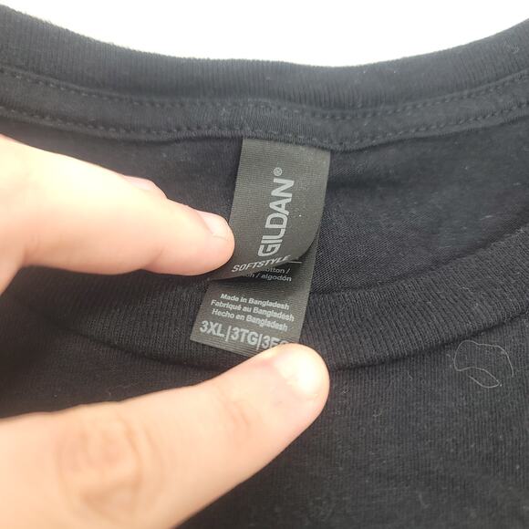 Boom Town Comic Con Crew Neck Short Sleeve Graphic T Shirt Mens Size 3XL Black - Picture 3 of 8